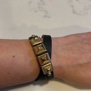 Leather wrap bracelet